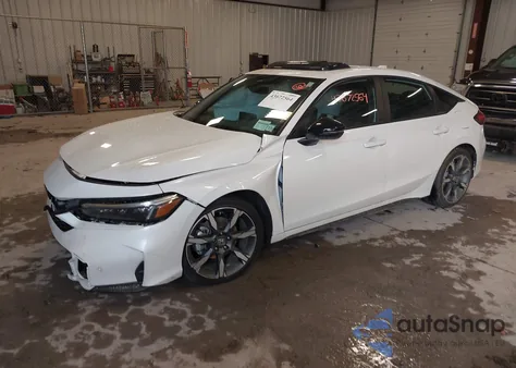 2025 Honda Civic Hybrid Sport Touring z USA, uszkodzony, nr VIN 19XFL4H90SE008069